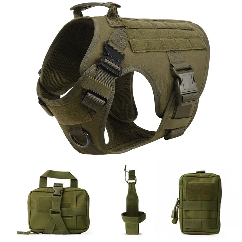Military Tactical Dog Harness Set 2