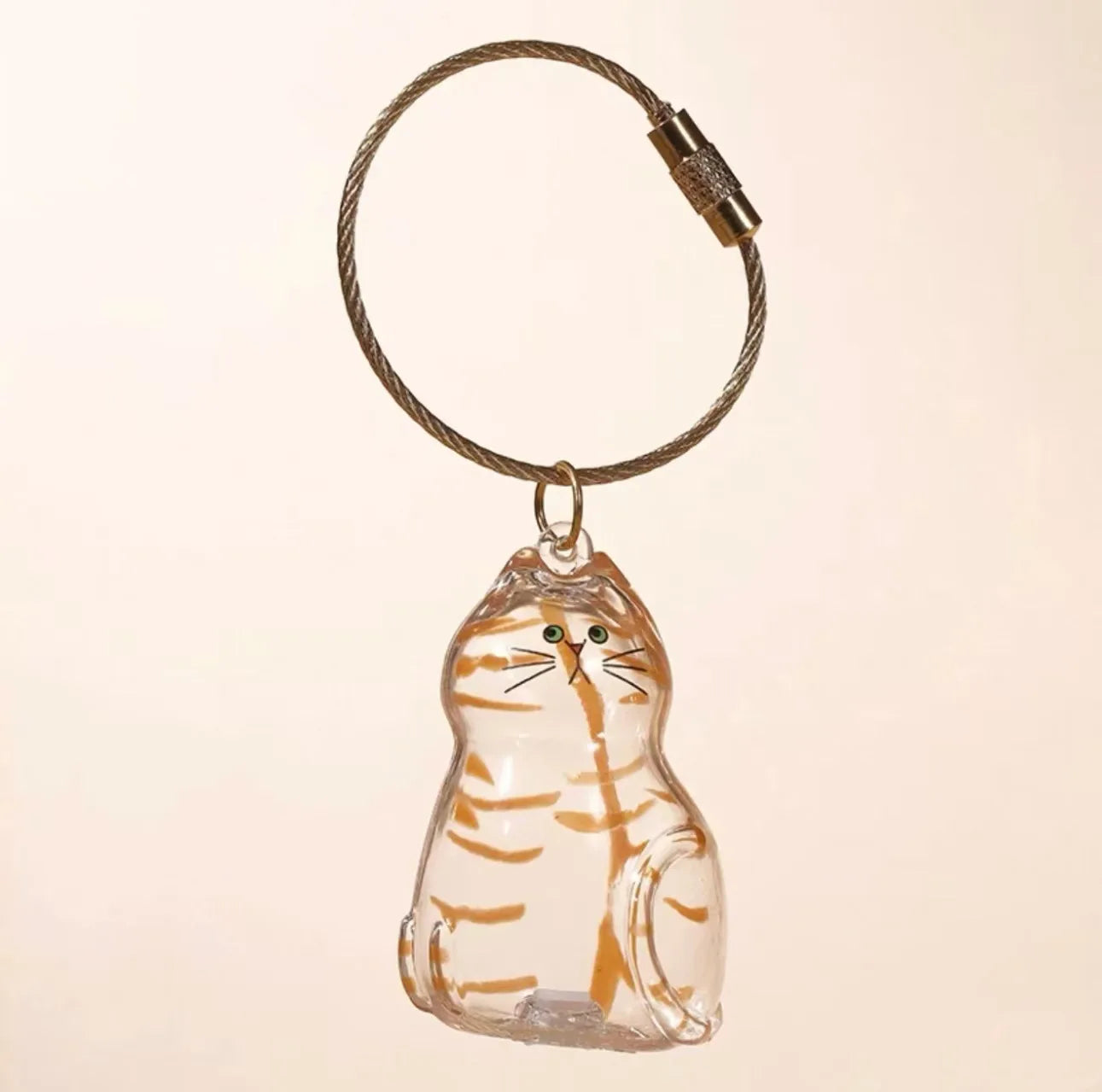 Dog Hair Storage Pendant Keychain