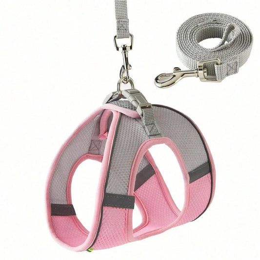 Adjustable Puppy & Small Dog Harness Set