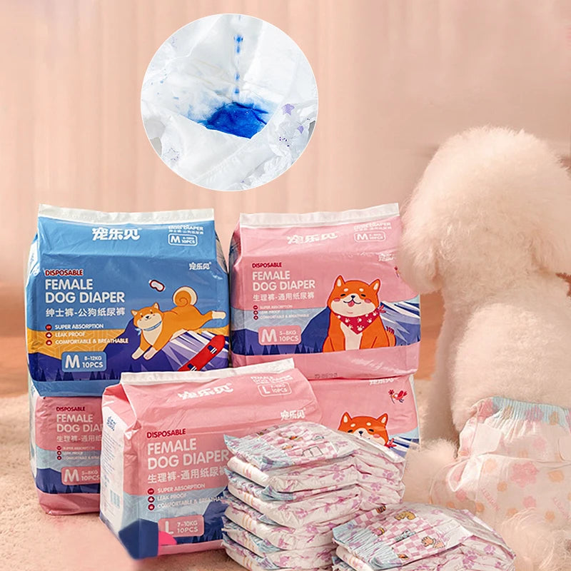 Dog Diapers 1 (10PCS)