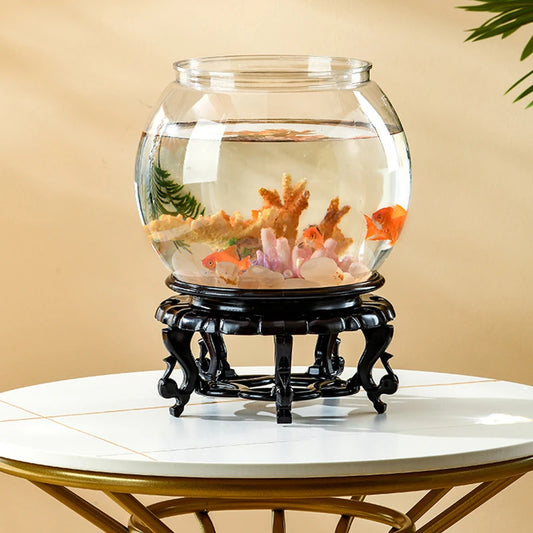 Round Clear Fish Tank 2