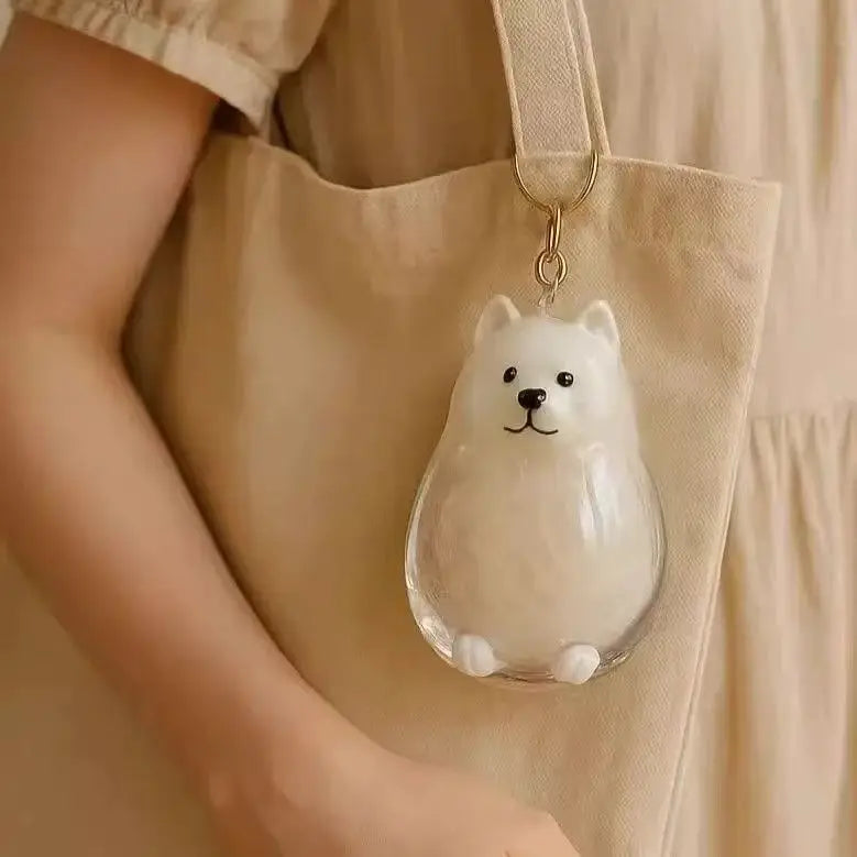 Dog Hair Storage Pendant Keychain