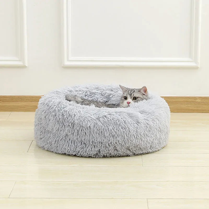 Plush Dog Bed Soft Long Cushion