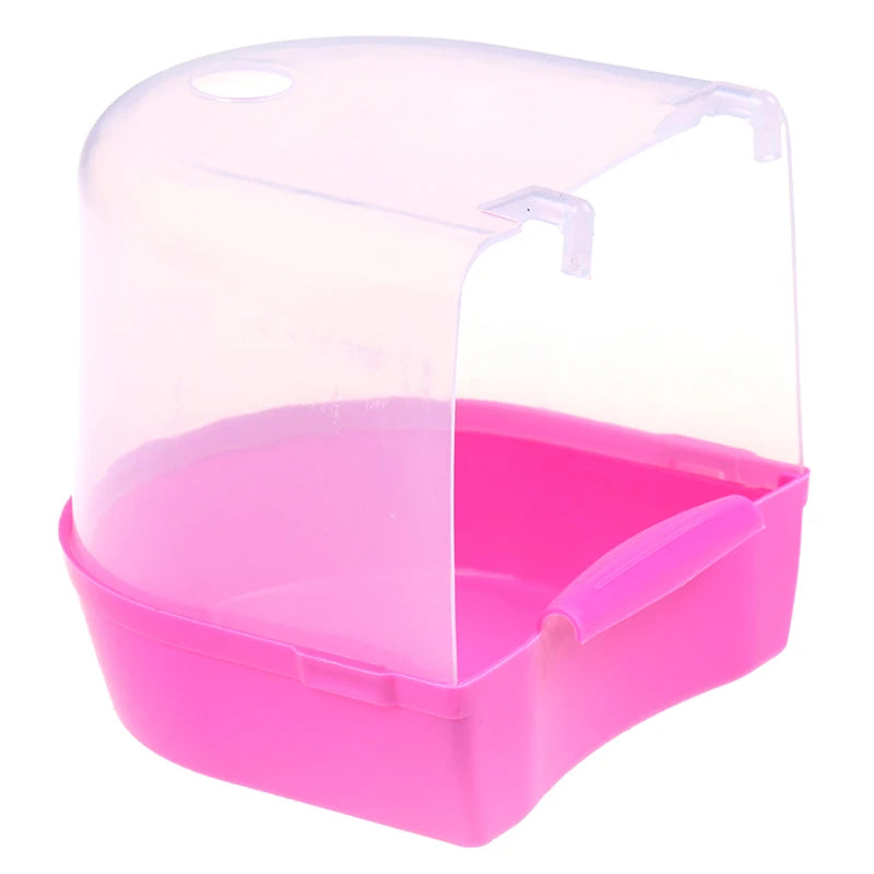 Bird Hanging Plastic Bath 7