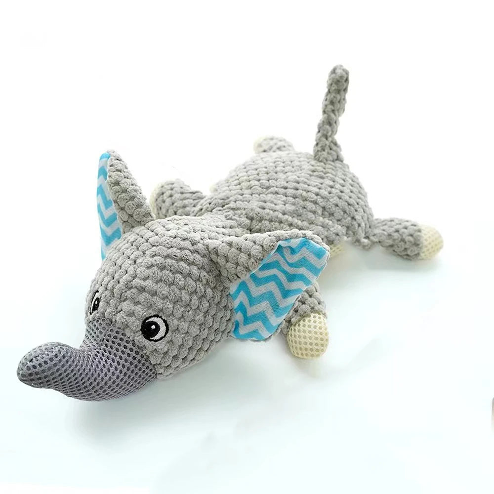 Squash Plush Dog Toy