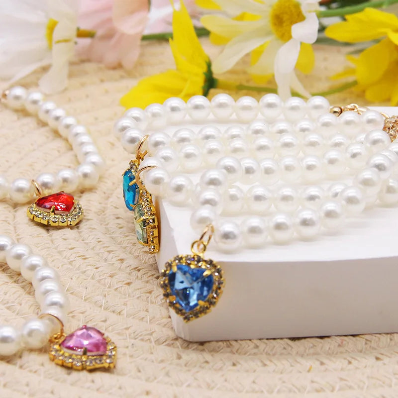 Vintage Pearl Cat Collar 1