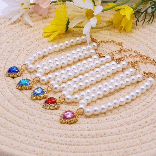 Vintage Pearl Cat Collar 1