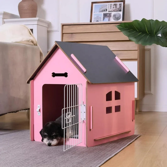 Wooden Kennel with Detachable Roof