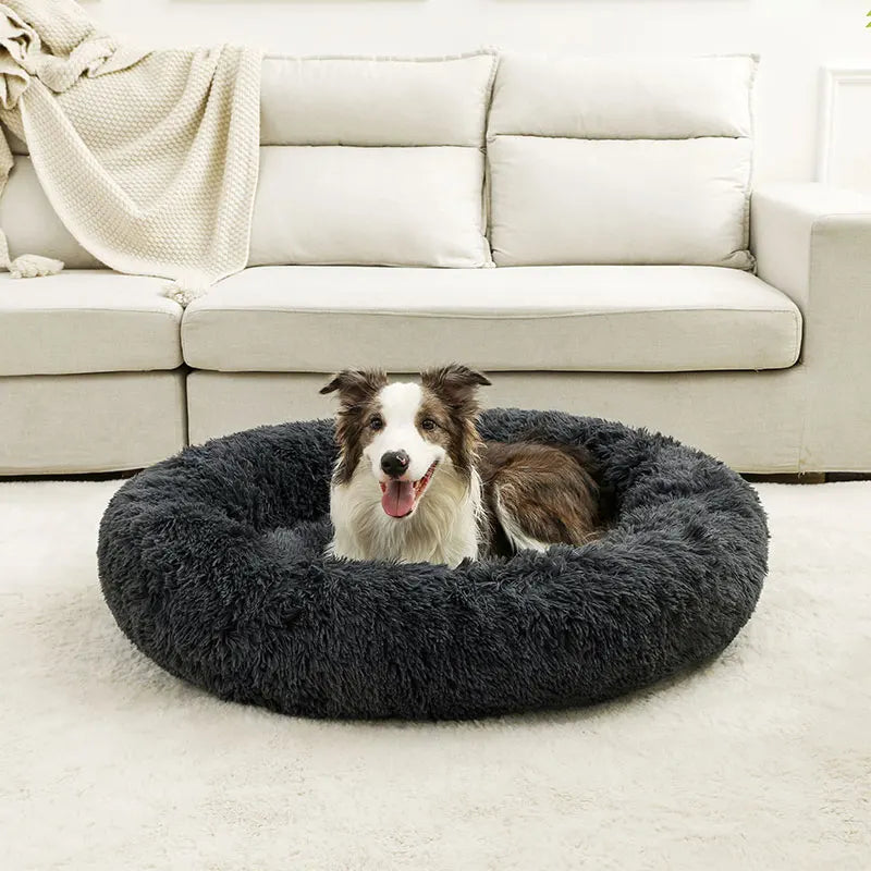 Plush Dog Bed Soft Long Cushion