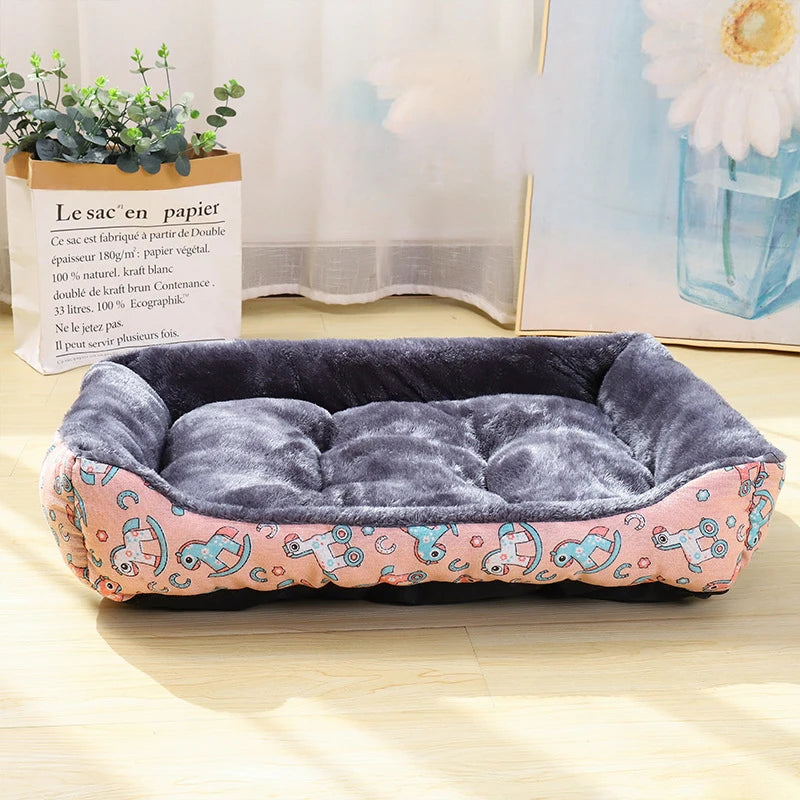 Square Plush Bed 3
