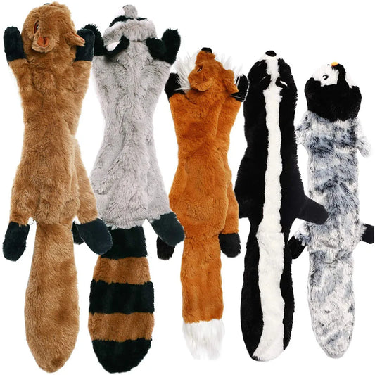 Funny Squeaky Durable Plush Chew & Crinkle Toy