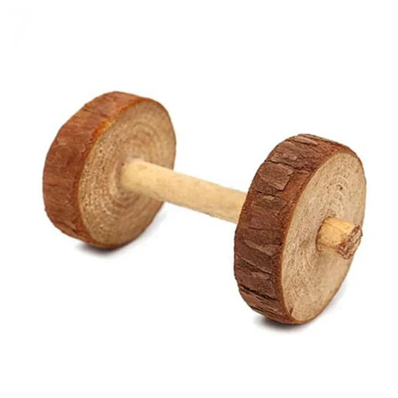 Wooden Rabbit Roller Toy