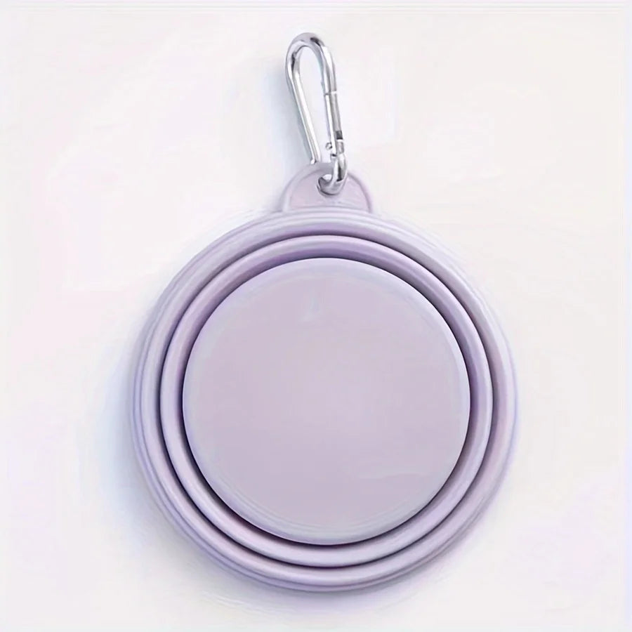 Hanging Folding Silicone Dog Bowl