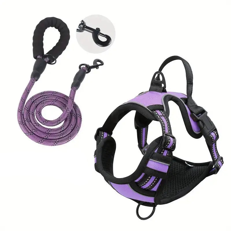 Service Dog Harness – Front Clip, Heavy-Duty & Reflective