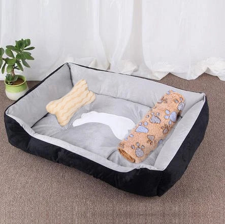 Square Plush Bed 10