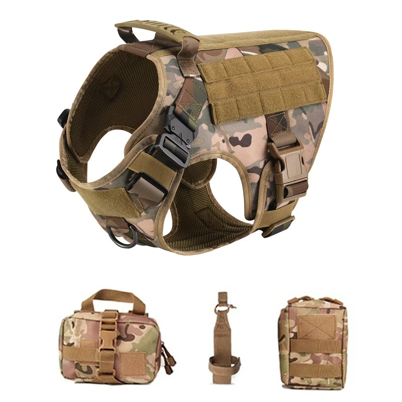 Military Tactical Dog Harness Set 2