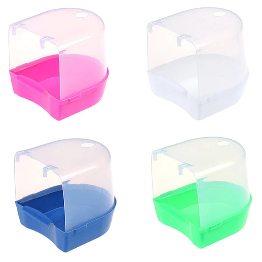 Bird Hanging Plastic Bath 7