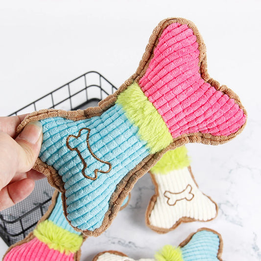 Teeth-Cleaning Dog Plush Toy
