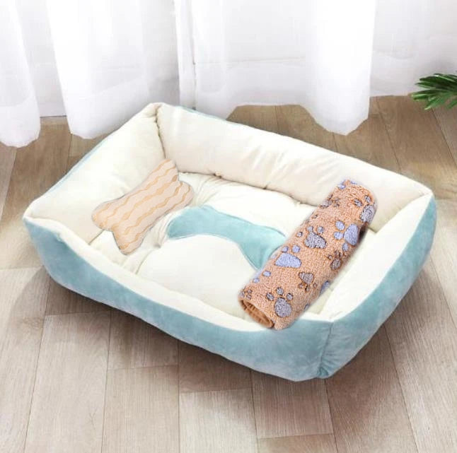Square Plush Bed 10