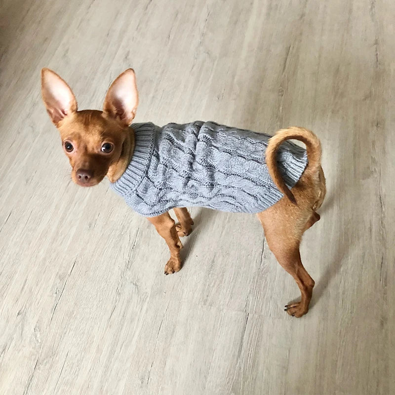 Small Dog Knitted Sweater 1