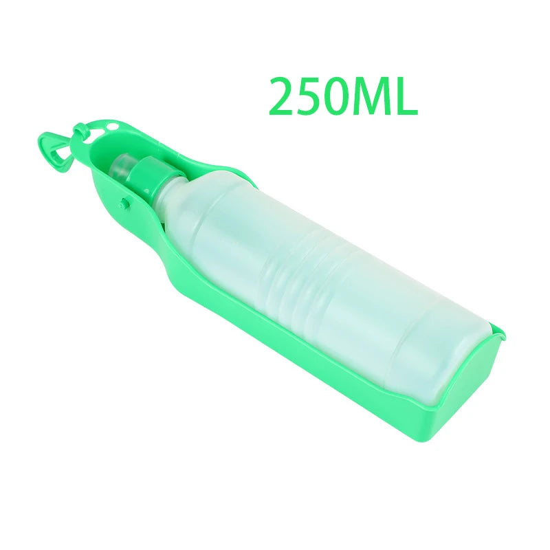 Portable Water Bottle with Folding Drinking Cup