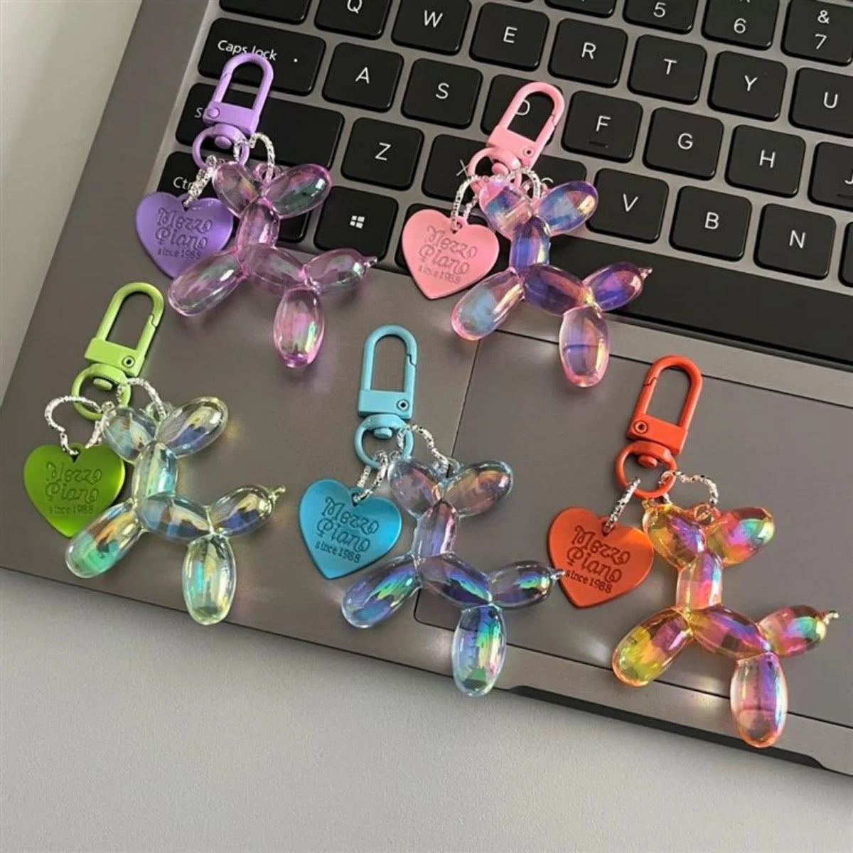 Y2K Balloon Dog Keychain 1