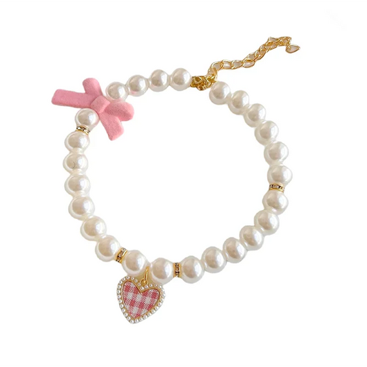 Vintage Pearl Cat Collar