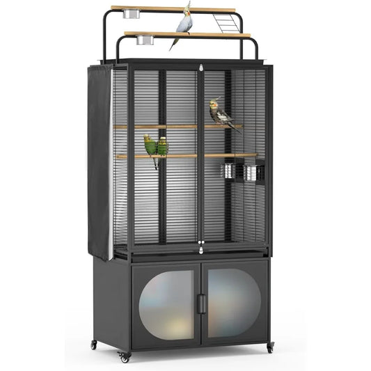 Bird Cage with Play Top