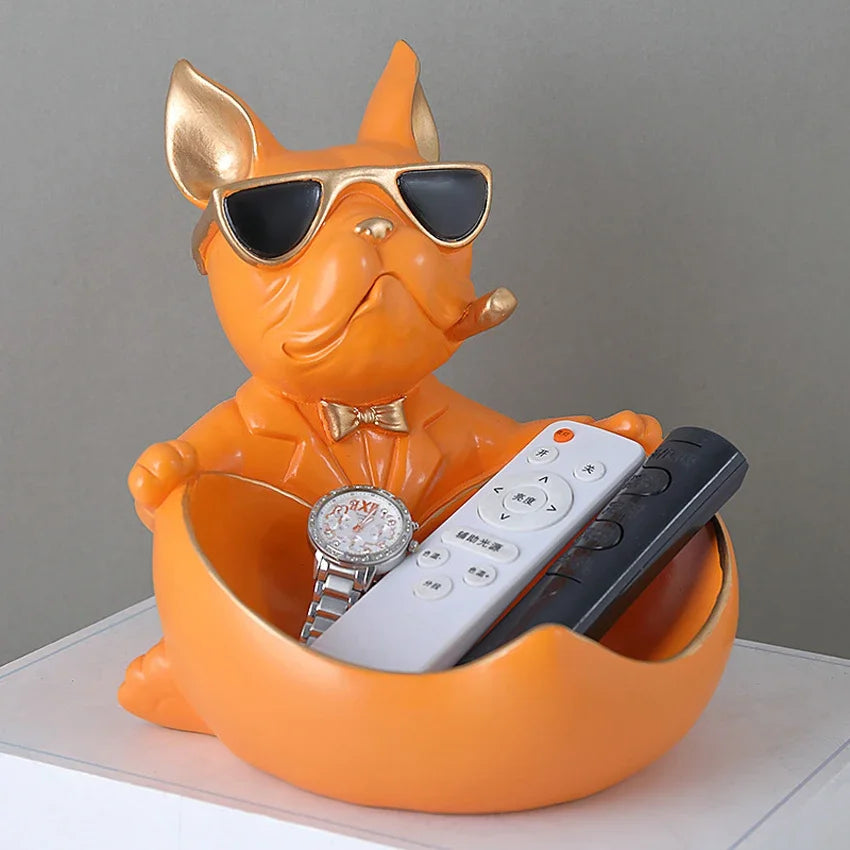 Dog Decorative Storage Sculpture