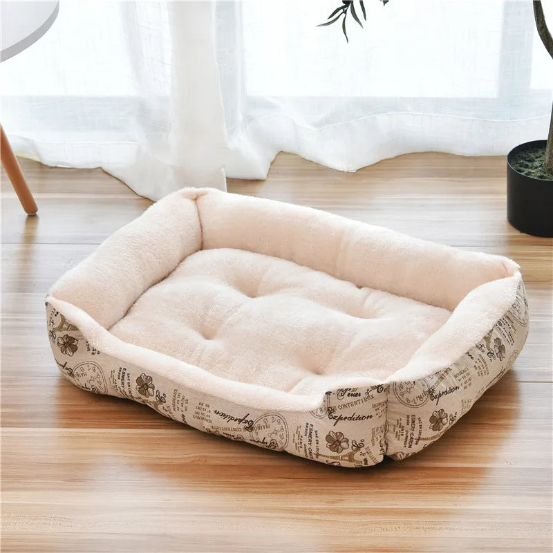 Square Plush Bed 10