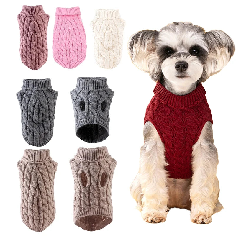 Small Dog Knitted Sweater 1