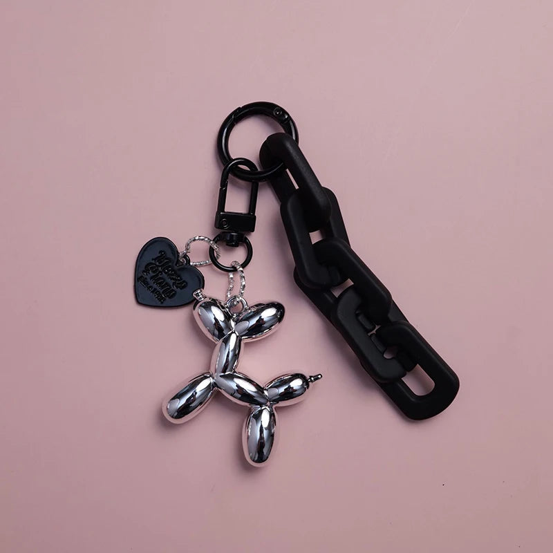 Y2K Balloon Dog Keychain