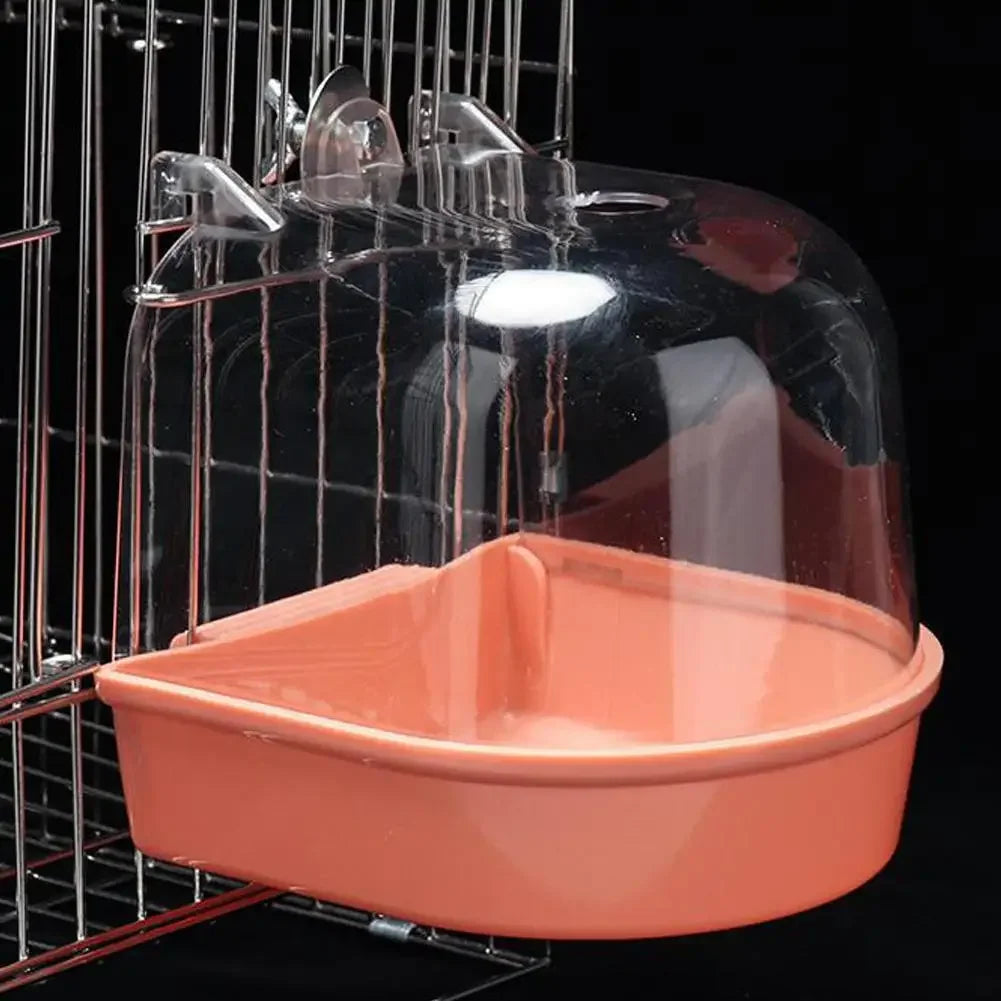 Bird Hanging Plastic Bath 8