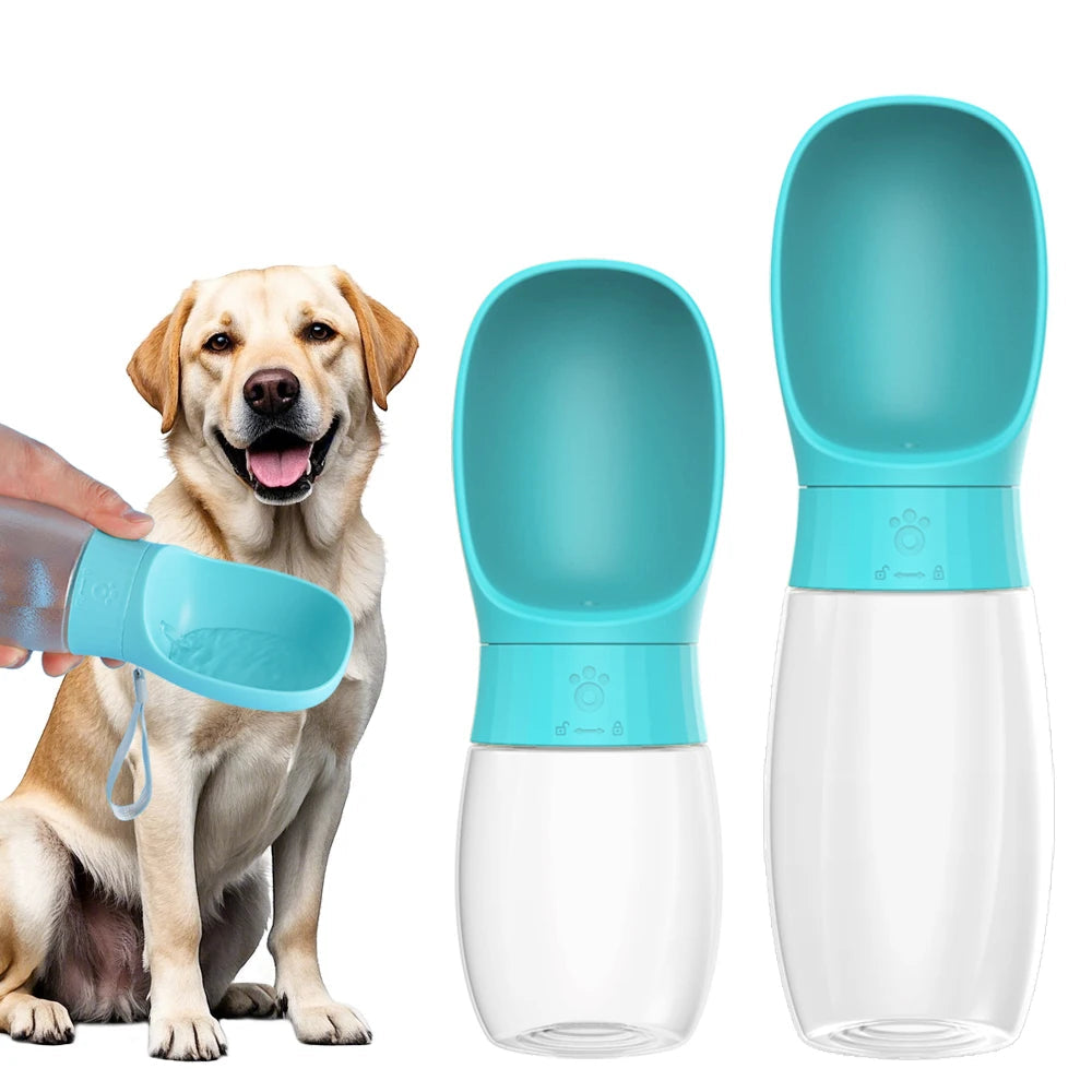 Portable Water Bottle with Bowl