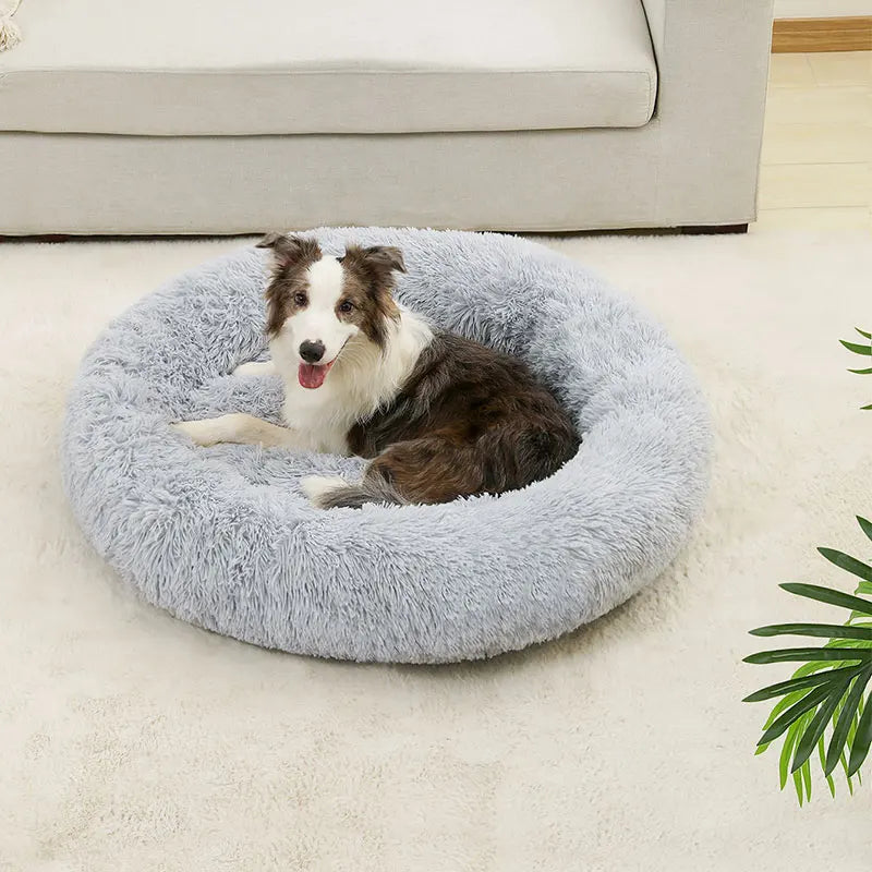 Plush Dog Bed Soft Long Cushion