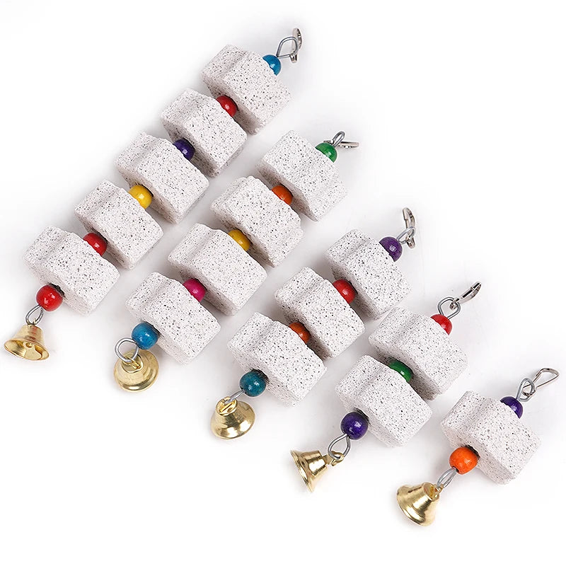 Bird Calcium Stone with Bells