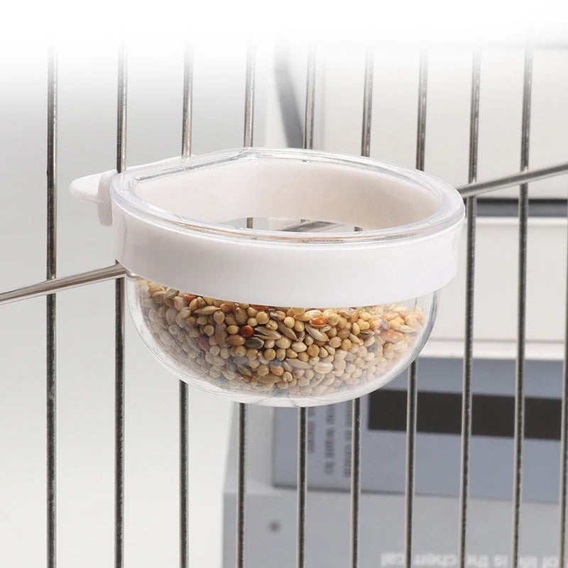 Bird Plastic Feeding Bowl