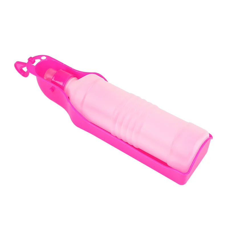 Portable Water Bottle with Folding Drinking Cup