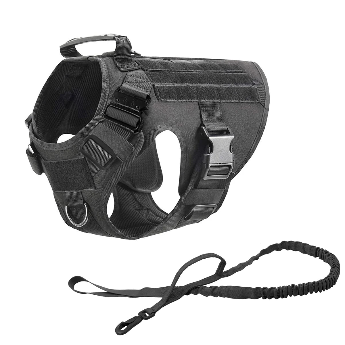 Military Tactical Dog Harness Set 4