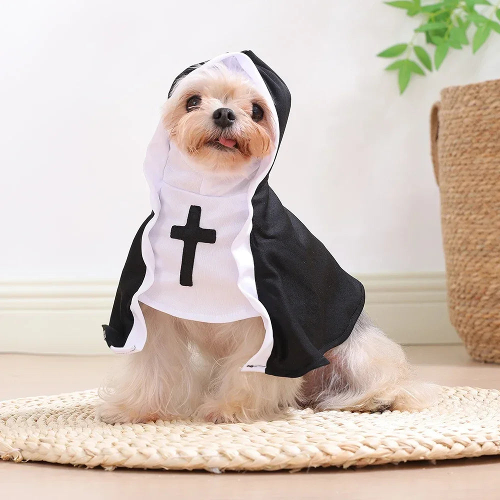 Funny Nun Pet Costume
