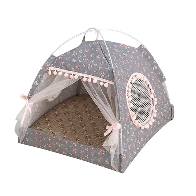 Cat Flower Tent Cave
