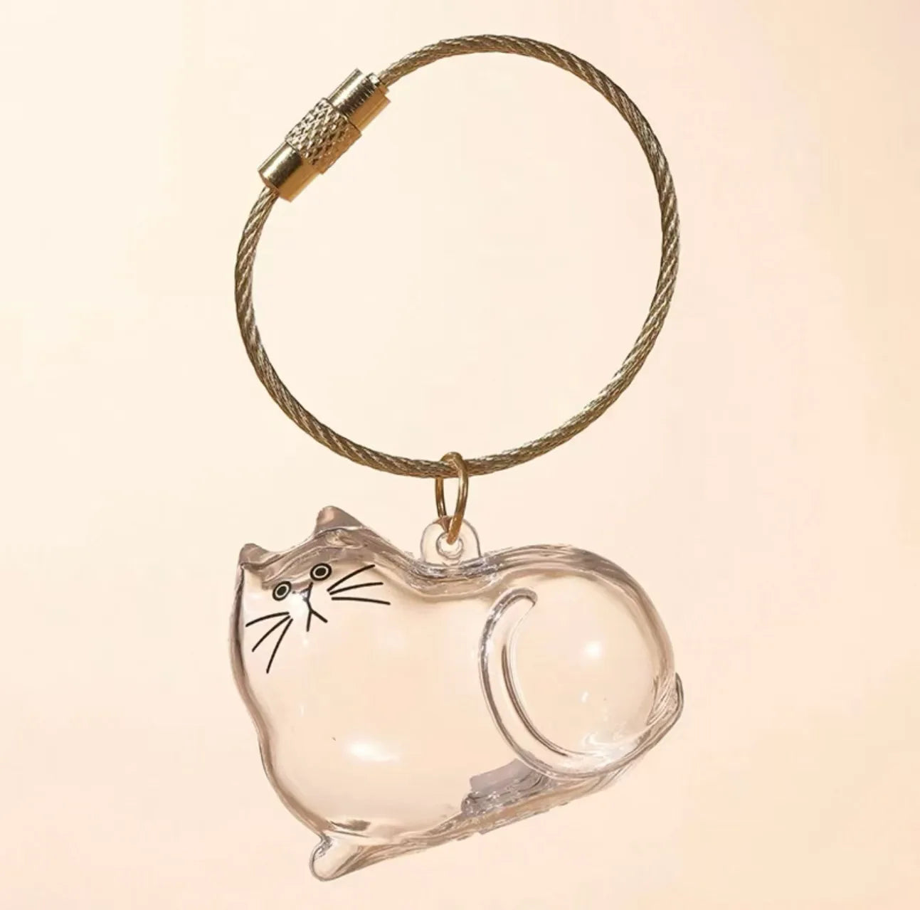 Dog Hair Storage Pendant Keychain