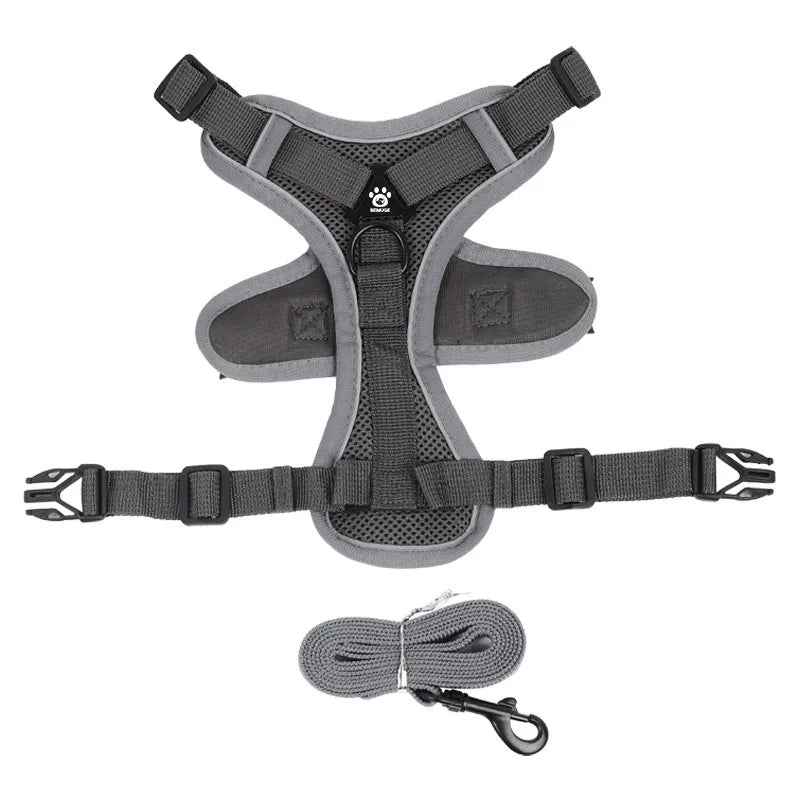 No-Pull Reflective Harness Set
