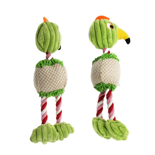 Chew & Squeak Plush Dog Toy