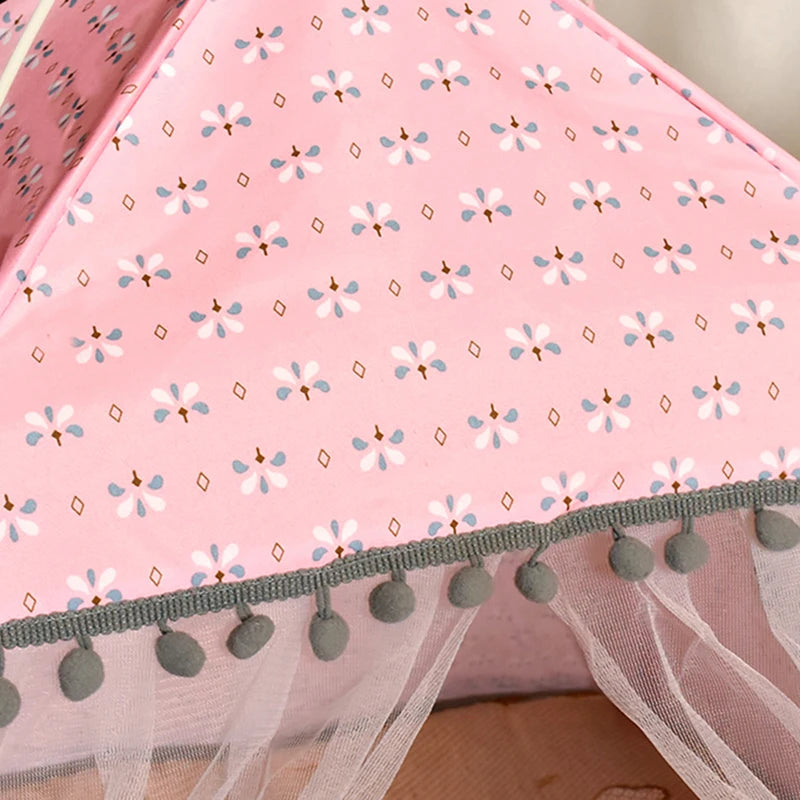 Cat Flower Tent Cave