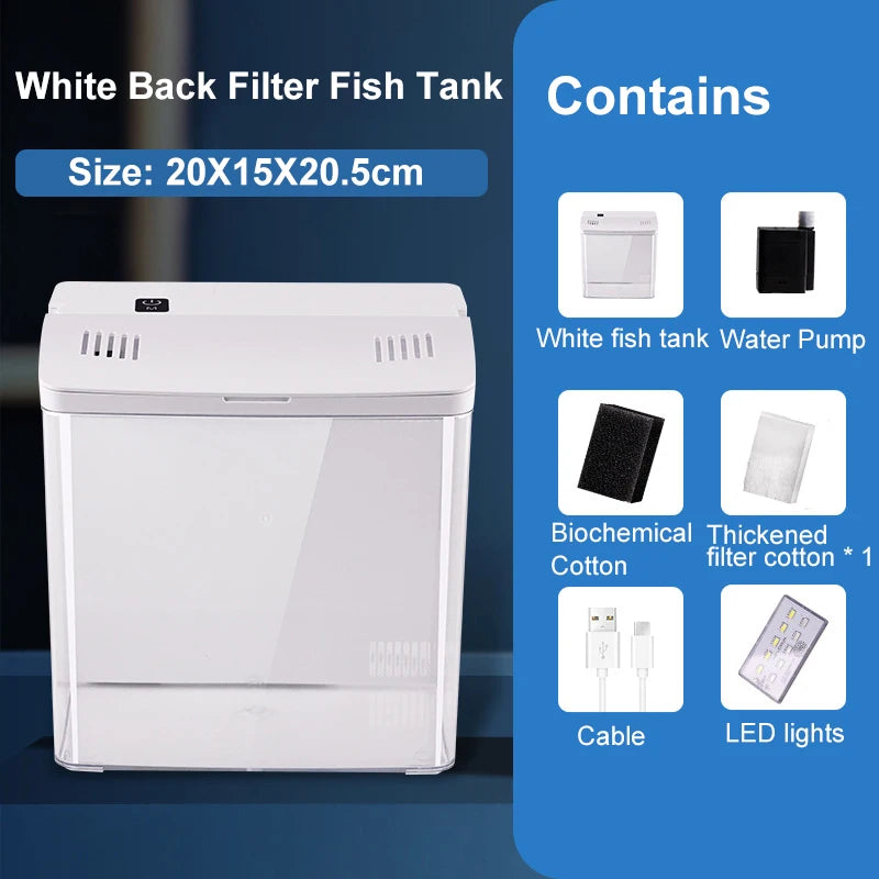 Mini Ecological Fish Tank