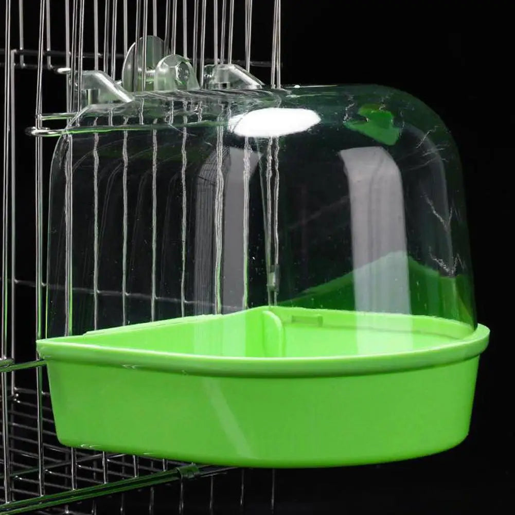 Bird Hanging Plastic Bath 6