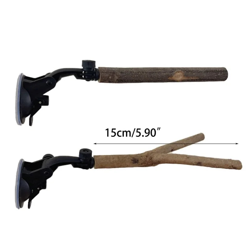 Wooden Parrot Cage Perch