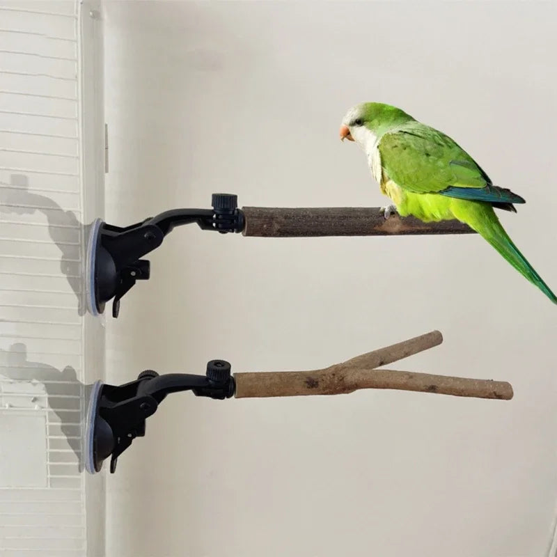 Wooden Parrot Cage Perch