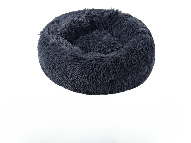 Round Plush Bed